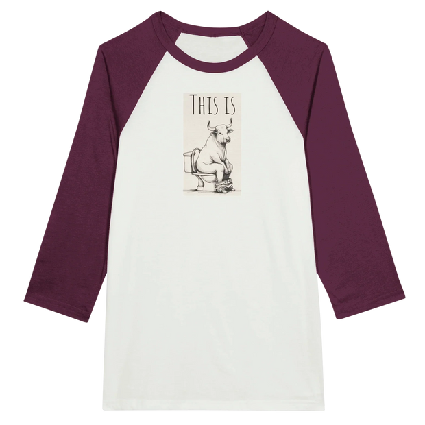Unisex 34 sleeve Raglan T-shirt