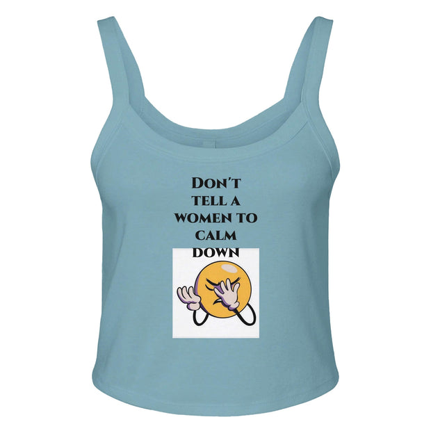 Women's Micro Ribbed Scoop Tank
